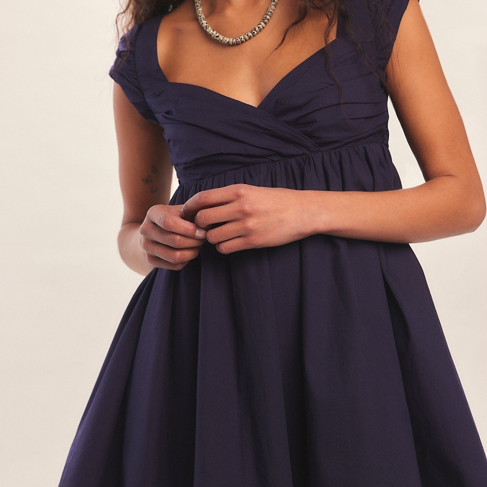 Free People "Sunbeam" Mini- Navy, Size M